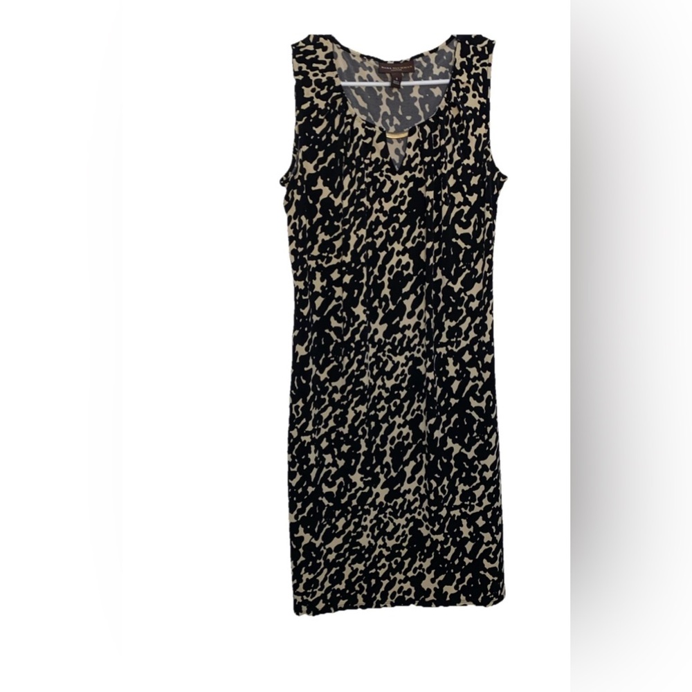 Dana Buchman Black and Cream animal print